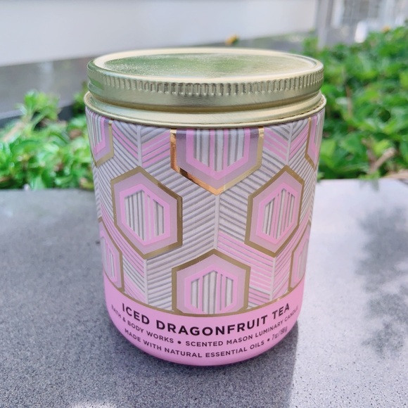 BBW Sun-Washed citrus candle & Ice Dragonfruit tea candle Bundle - Picture 6 of 11